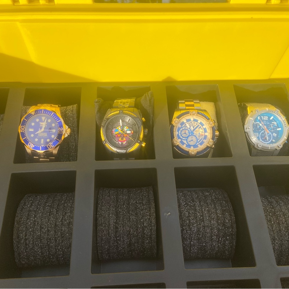 Invicta watches most are brand new.